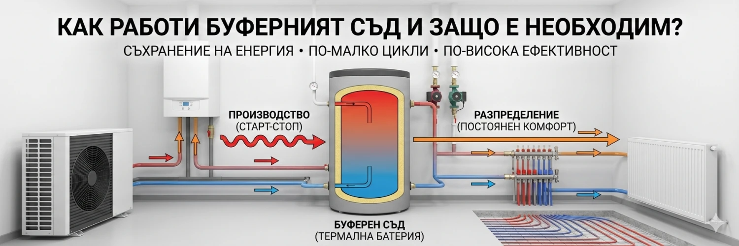 Буферният съд: Скритото оръжие за ефективна и икономична отоплителна система