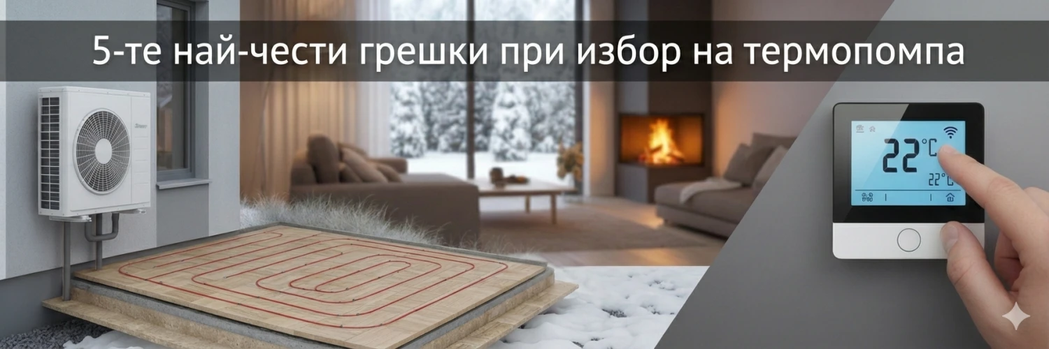 5-те най-чести грешки при избор на термопомпа (и как да си спестите главоболията и излишните разходи)