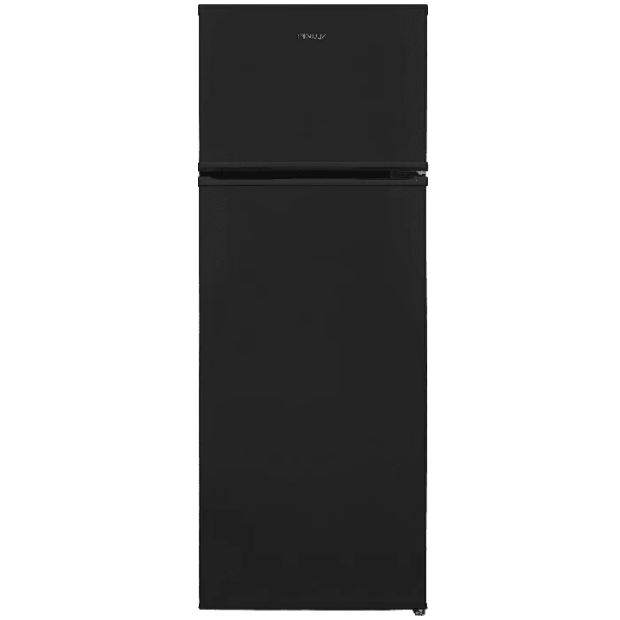 Хладилник с горна камера Finlux FXRA 260BE , 213 l, E , Статична , Черен